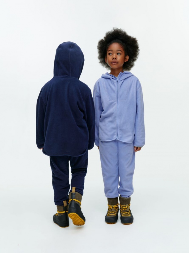 Bluza z Kapturem Arket Fleece Dziewczynka Niebieskie | Polska AGSTE-1456