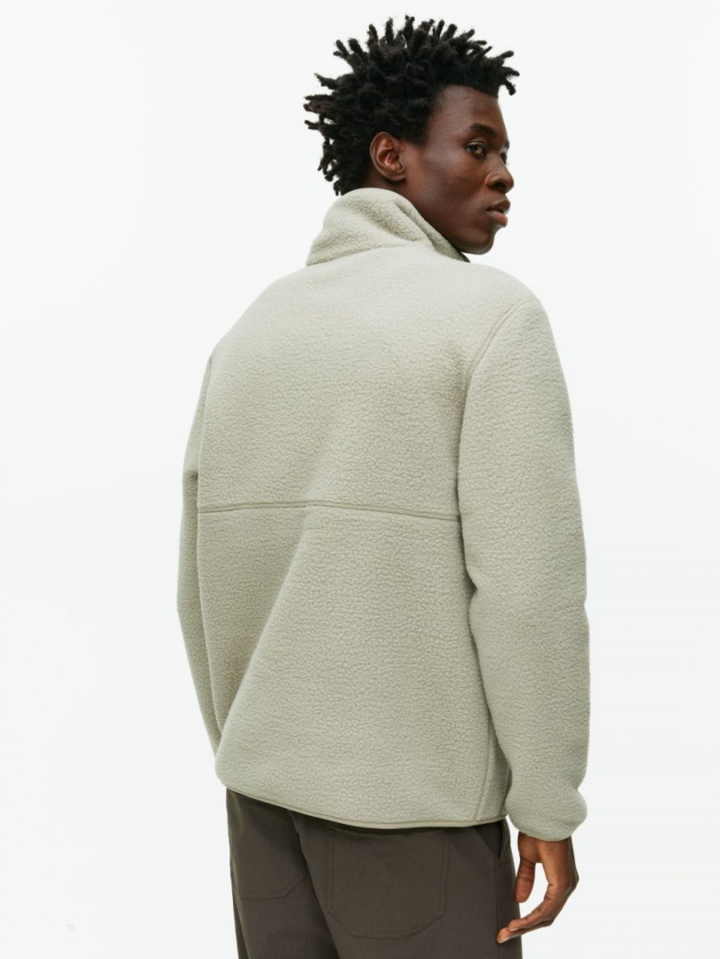 Kurtka Arket Active Fleece Męskie Beżowe | Polska PZWVY-4625