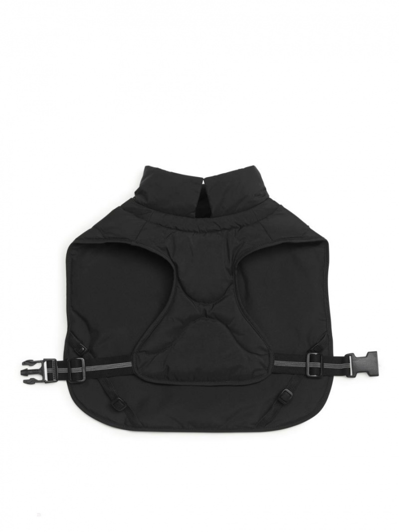 Kurtka Arket Dog Puffer Męskie Czarne | Polska YMPAE-8524