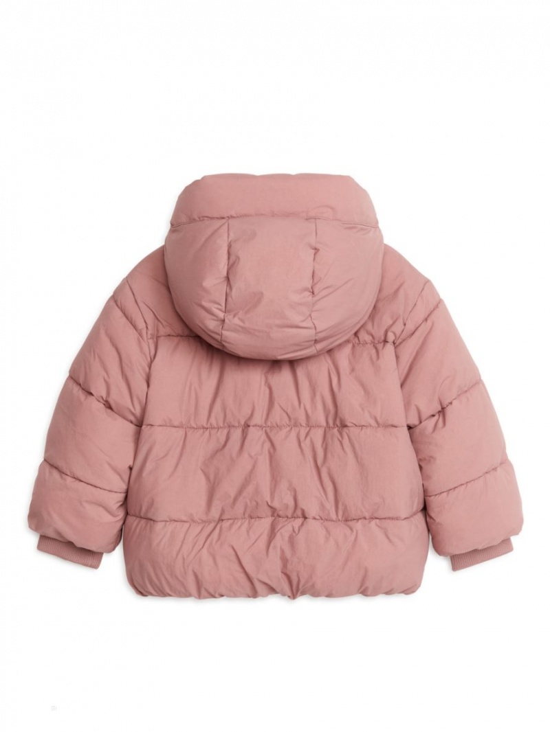 Kurtka Arket Puffer Dziewczynka Różowe | Polska PWBDH-5278