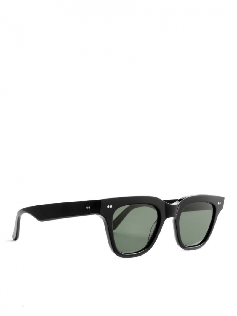 Okulary Przeciwsłoneczne Arket Monokel Eyewear Ellis Męskie Czarne | Polska HJVLT-0265