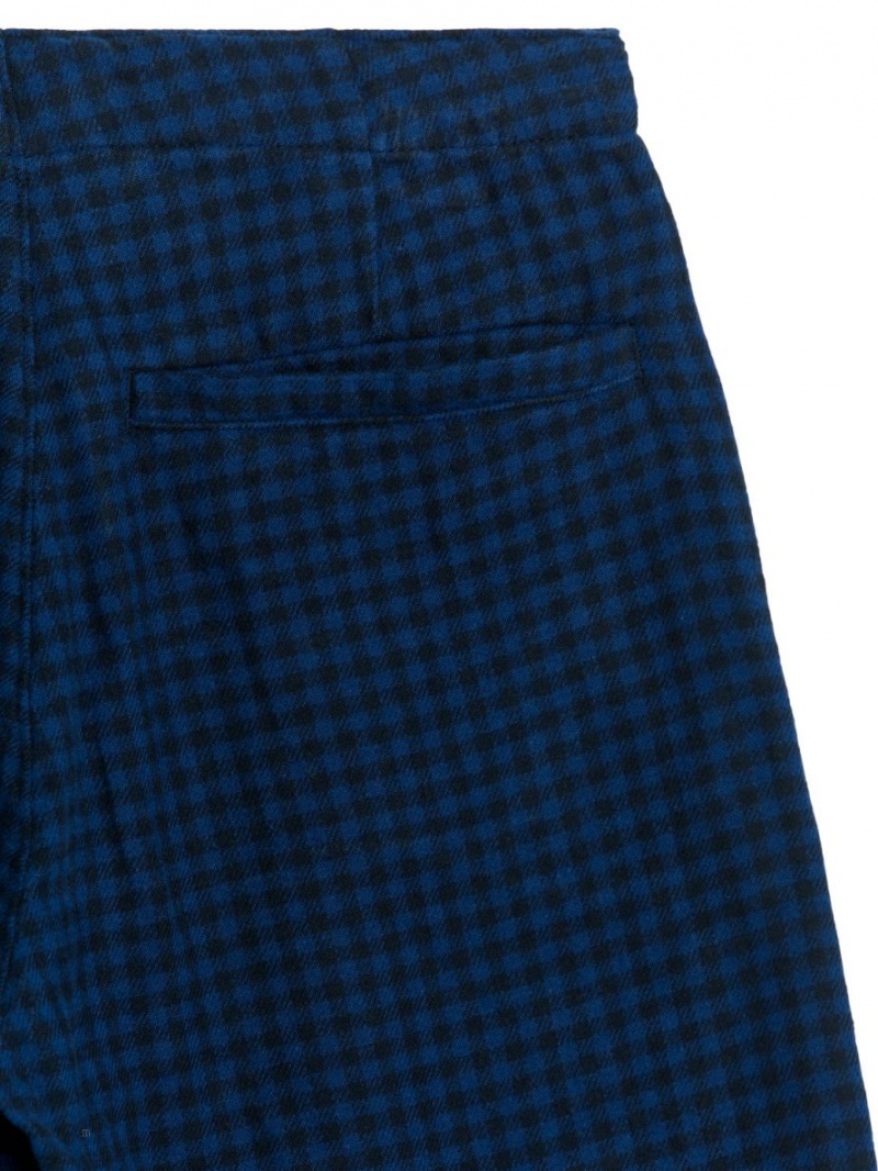 Portki Arket Gingham Flannel Chłopięce Niebieskie | Polska USDGY-9207