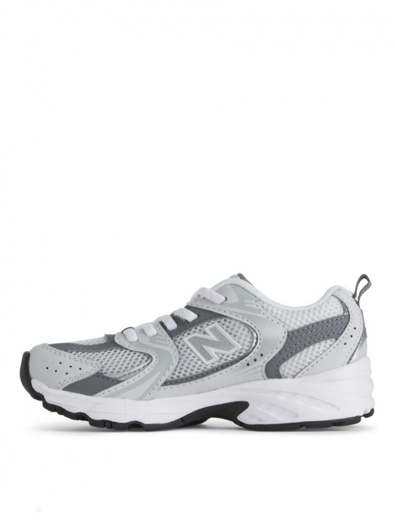 Trampki Arket New Balance 530 Youth Dziewczynka Białe Szare | Polska UVXFA-5983